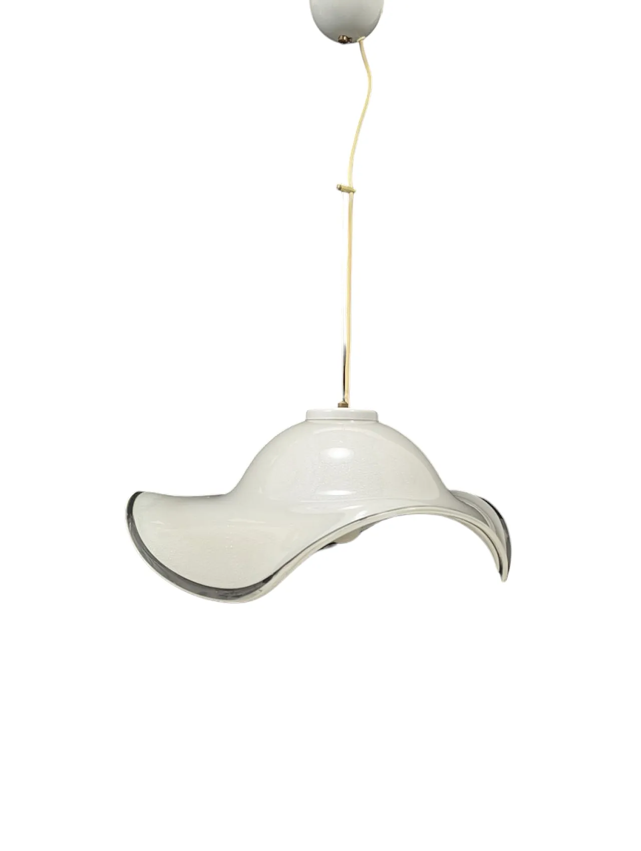 Murano glass chandelier a hat, 70s 1