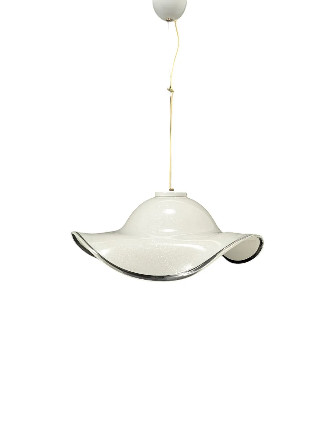 Murano glass chandelier a hat, 70s 2