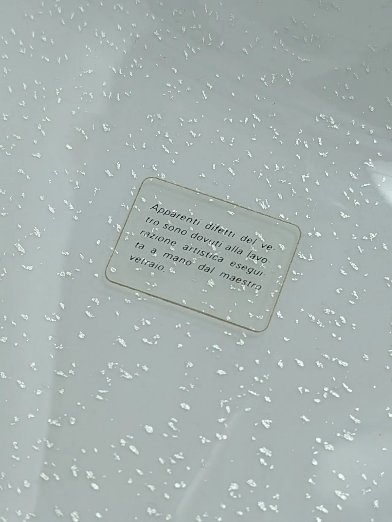 Murano glass chandelier a hat, 70s 4