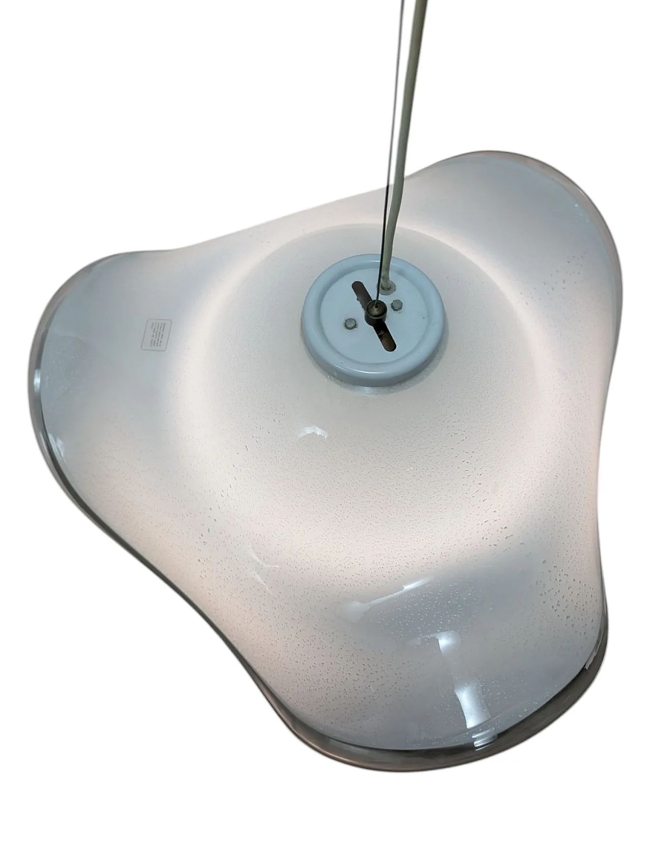 Murano glass chandelier a hat, 70s 5