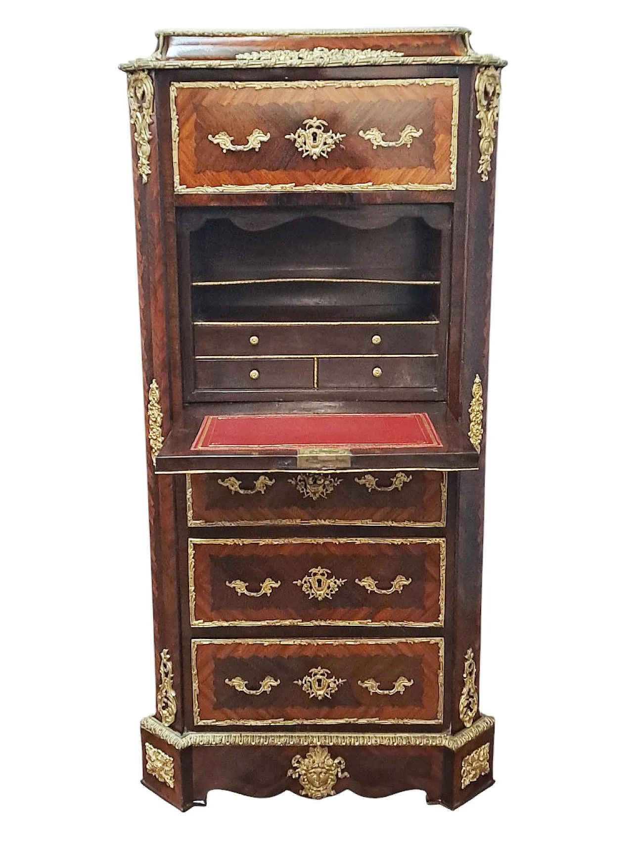 Secretaire rosewood and bois the rose, France, Napoleon III, '800 2