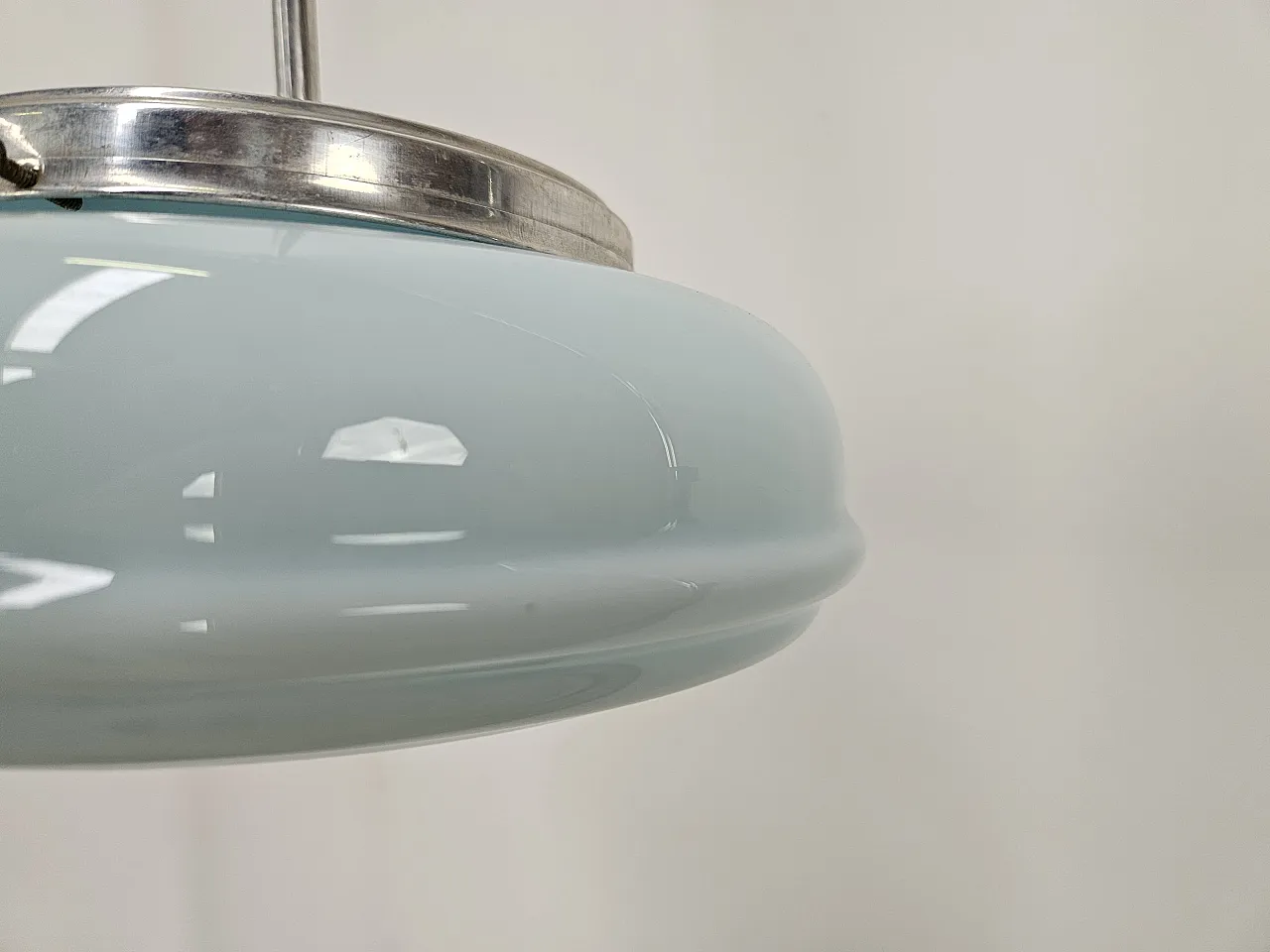 Chandelier in blue glass, 60s 5