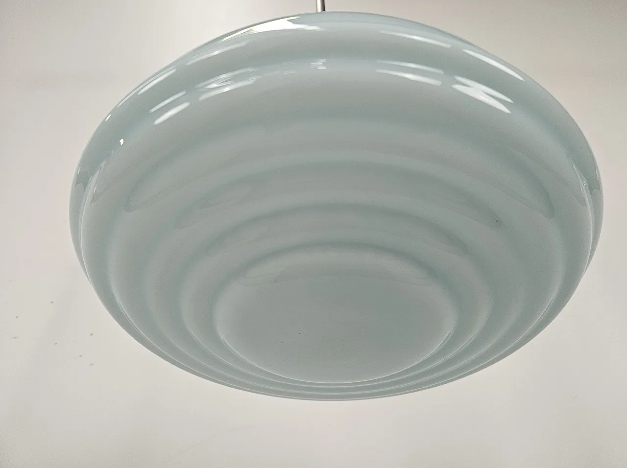 Chandelier in blue glass, 60s 6