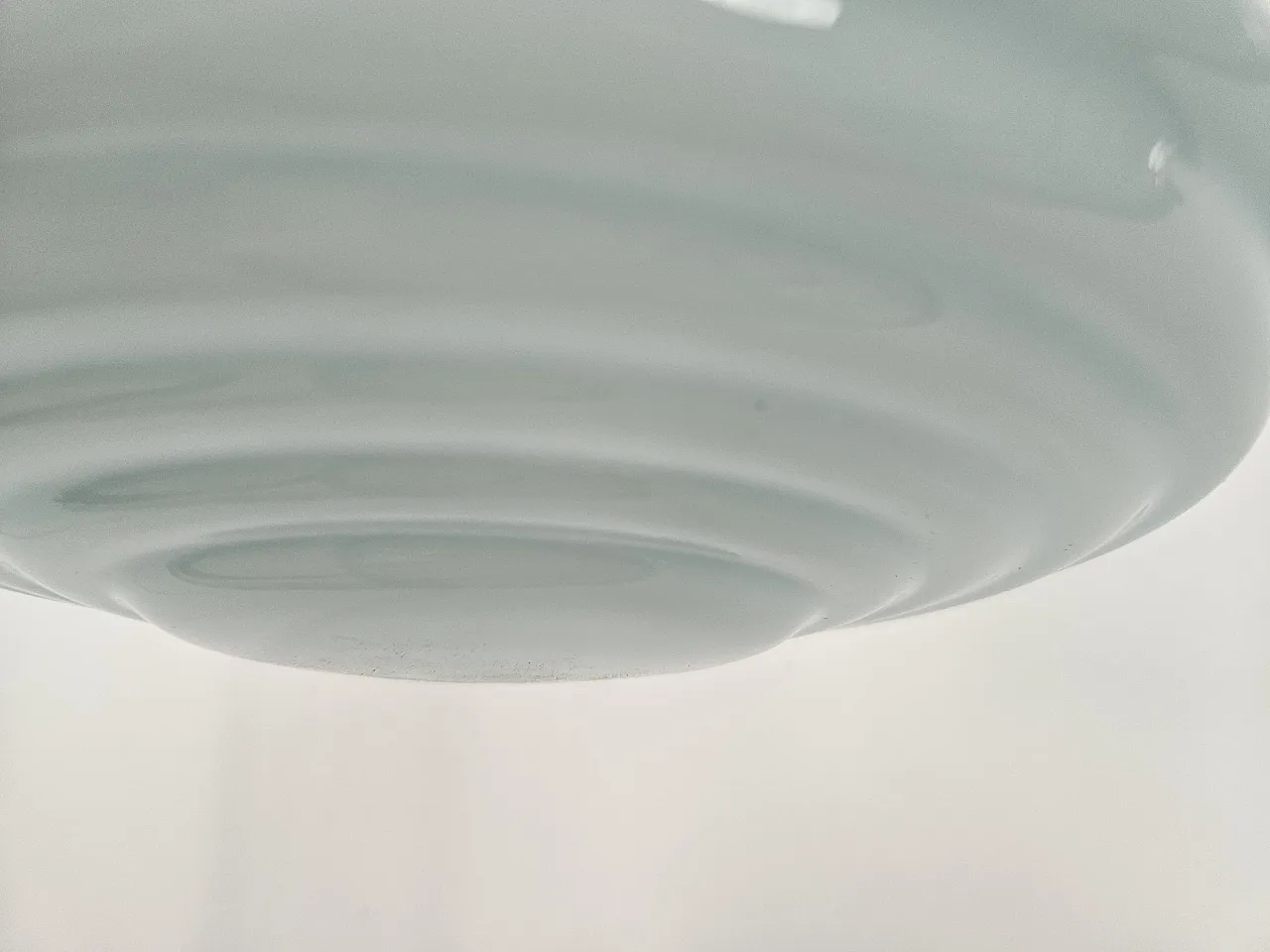 Chandelier in blue glass, 60s 7