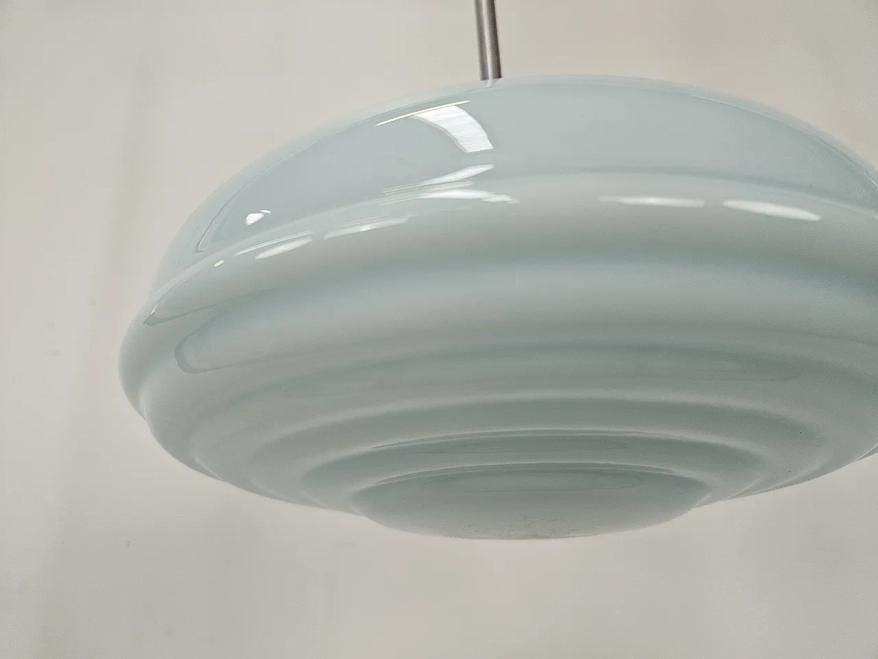 Chandelier in blue glass, 60s 8