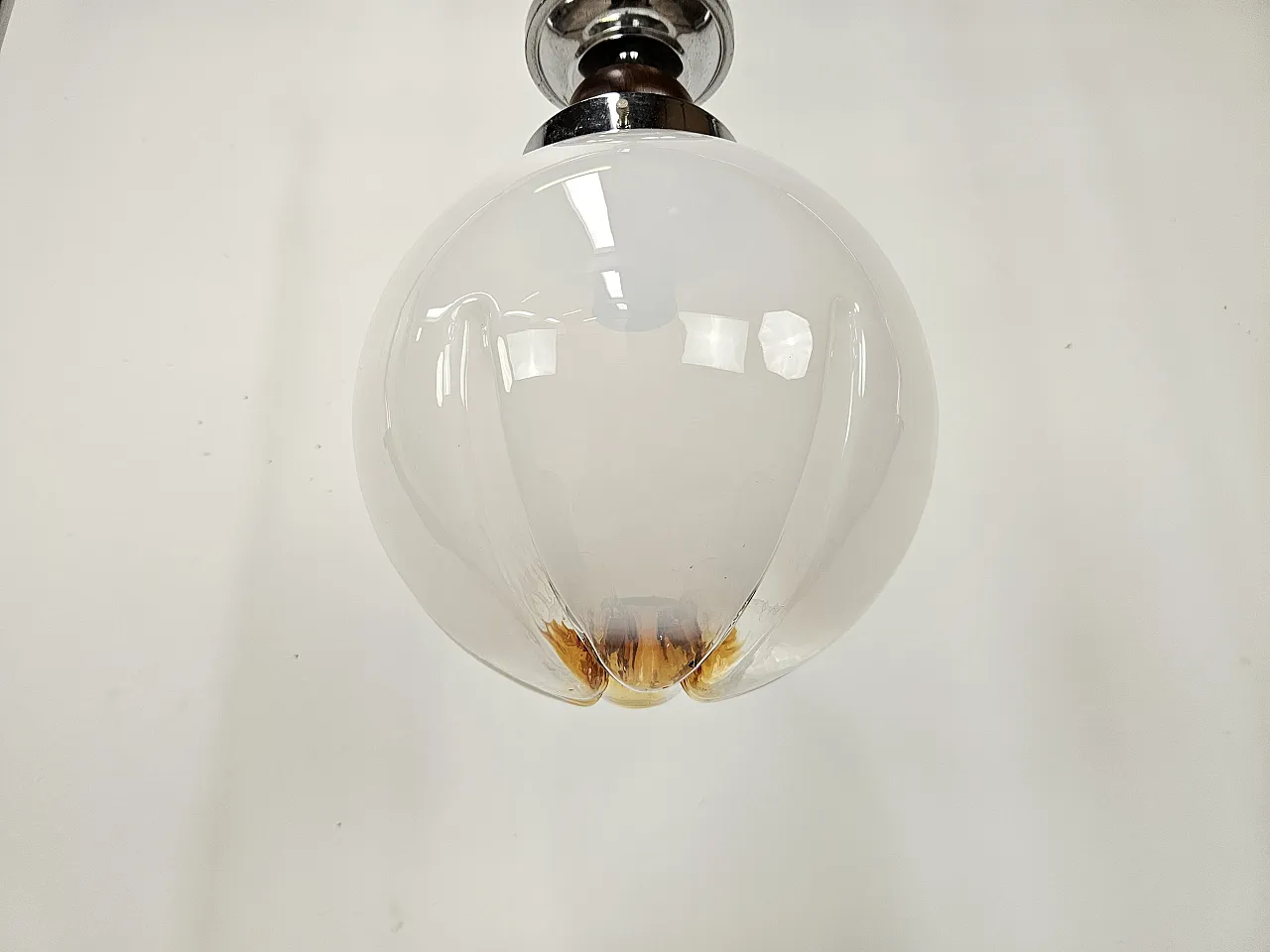 Chandelier in Murano glass attributed to Mazzega, 60s 1