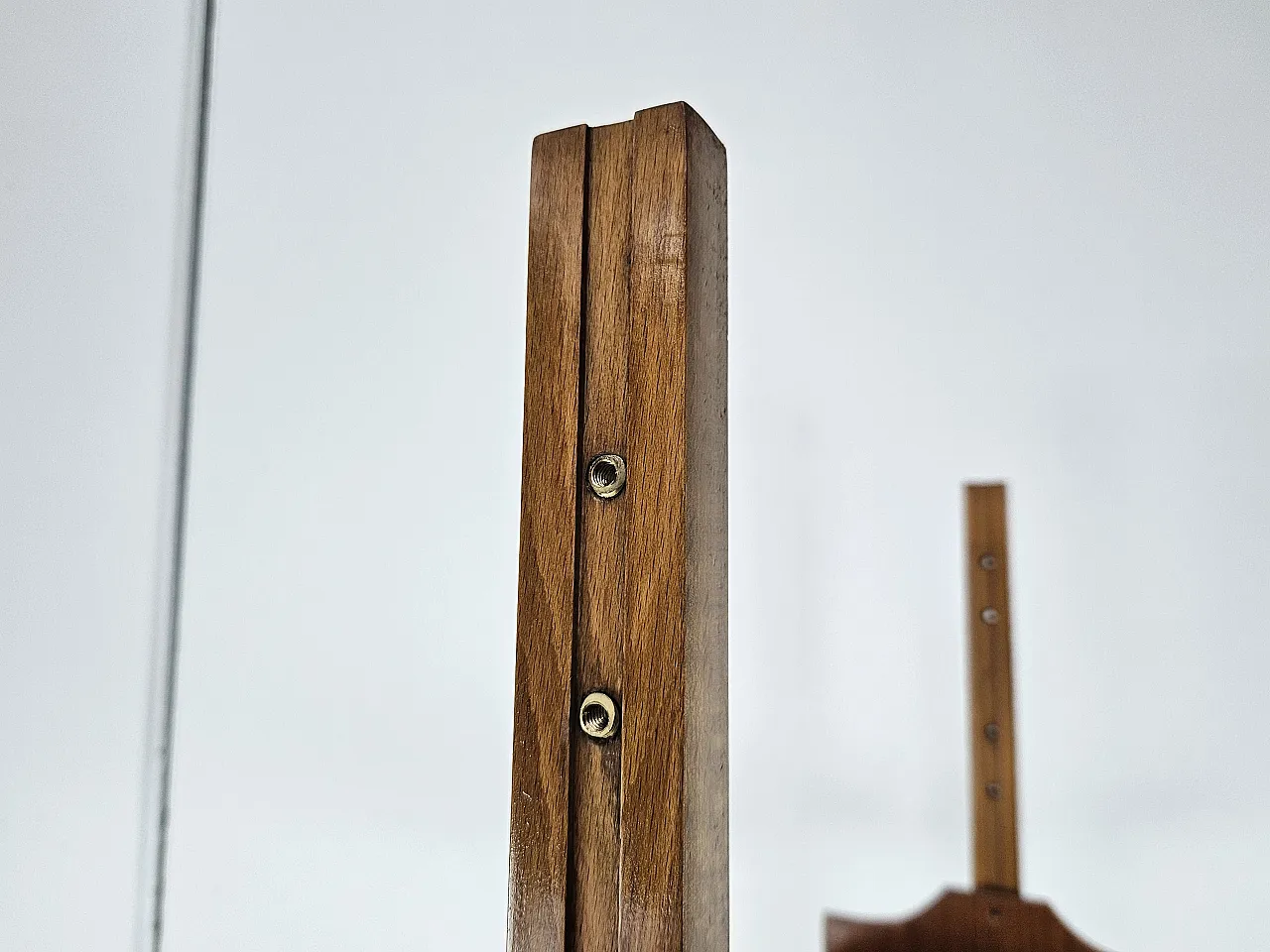 Shelving with modular shelves in walnut, 70s 14