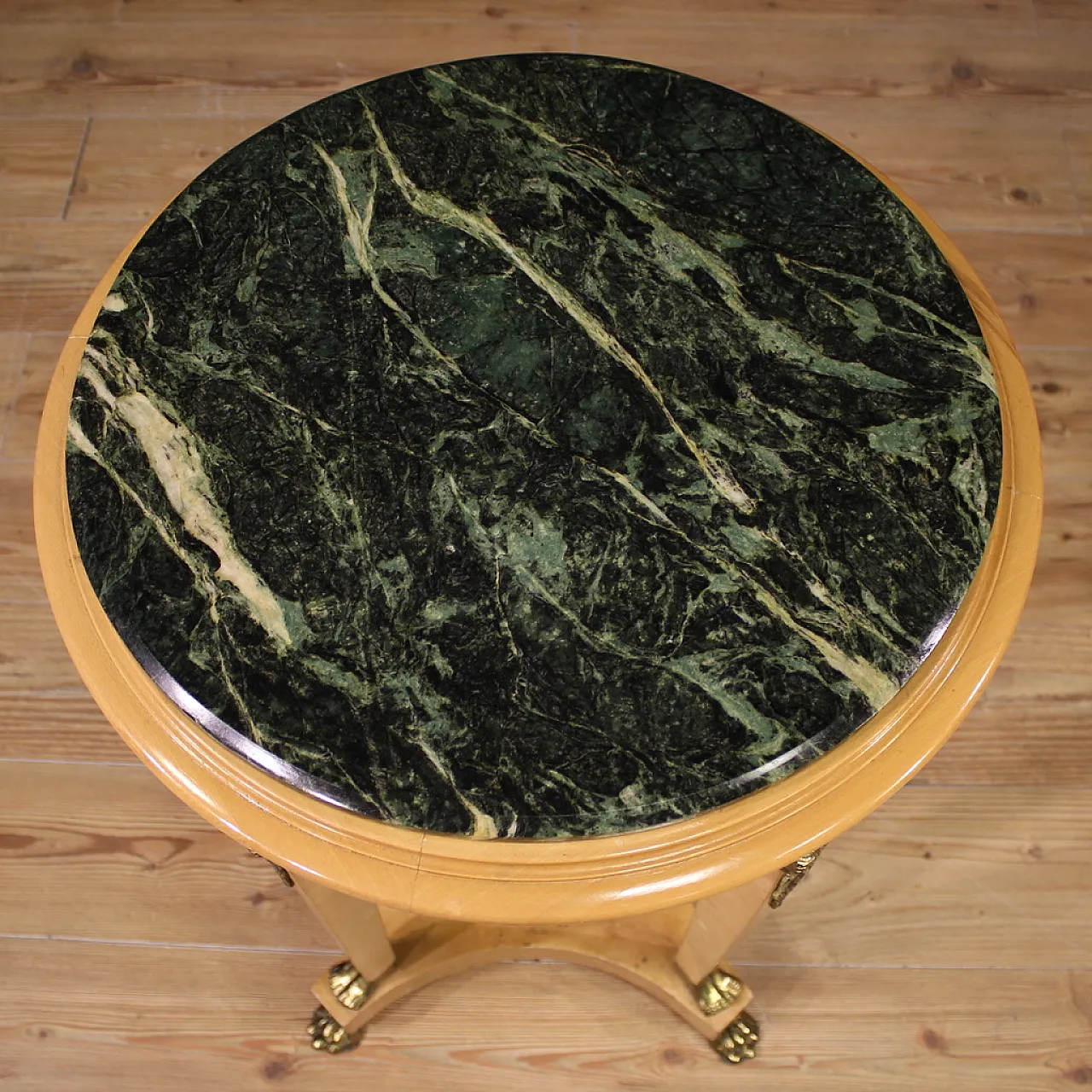 French Round Table in Retour D'Egypte style, 60s 4