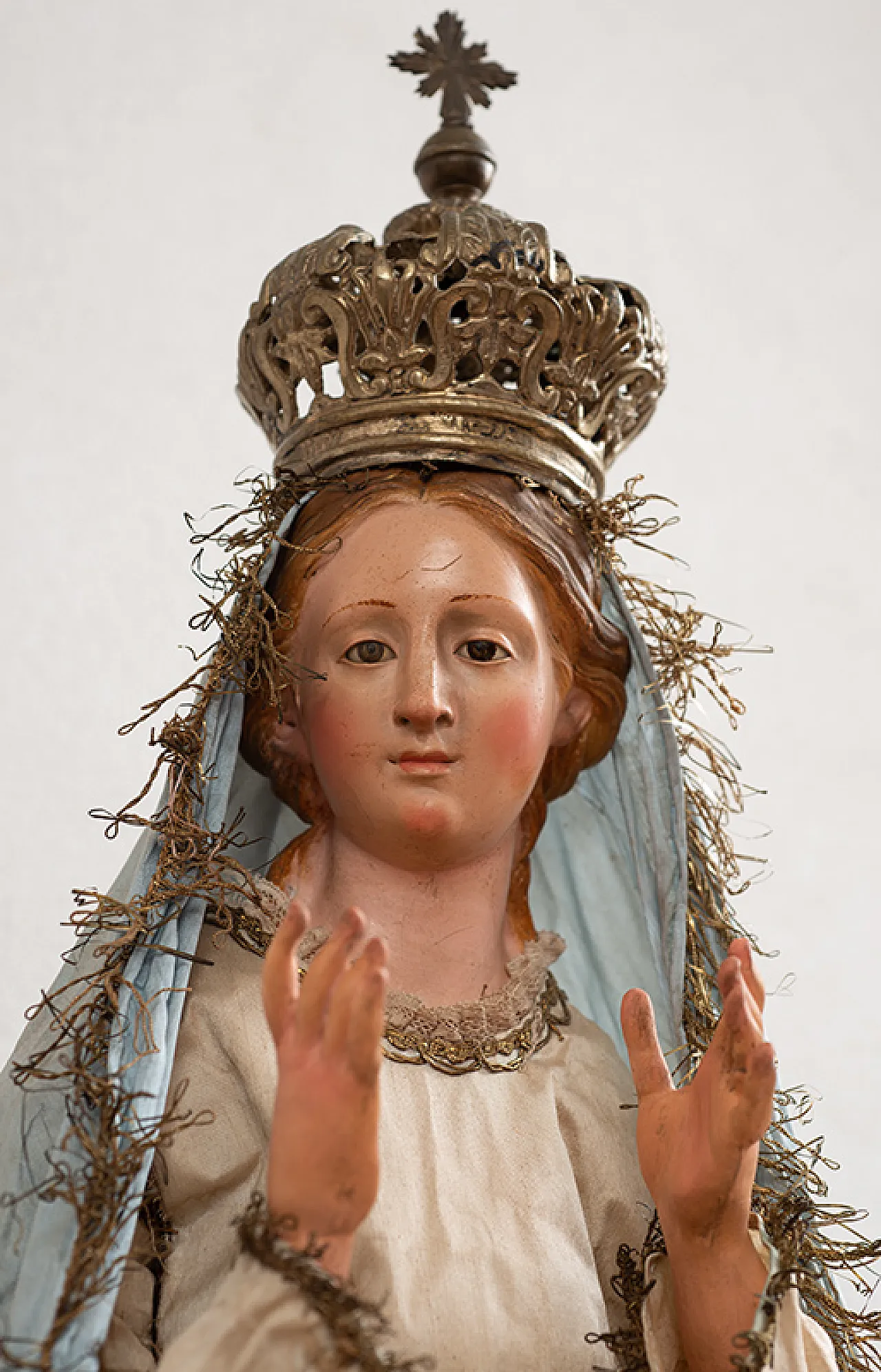 Neapolitan sculpture depicting "Madonna Immacolata", 19th c. 2