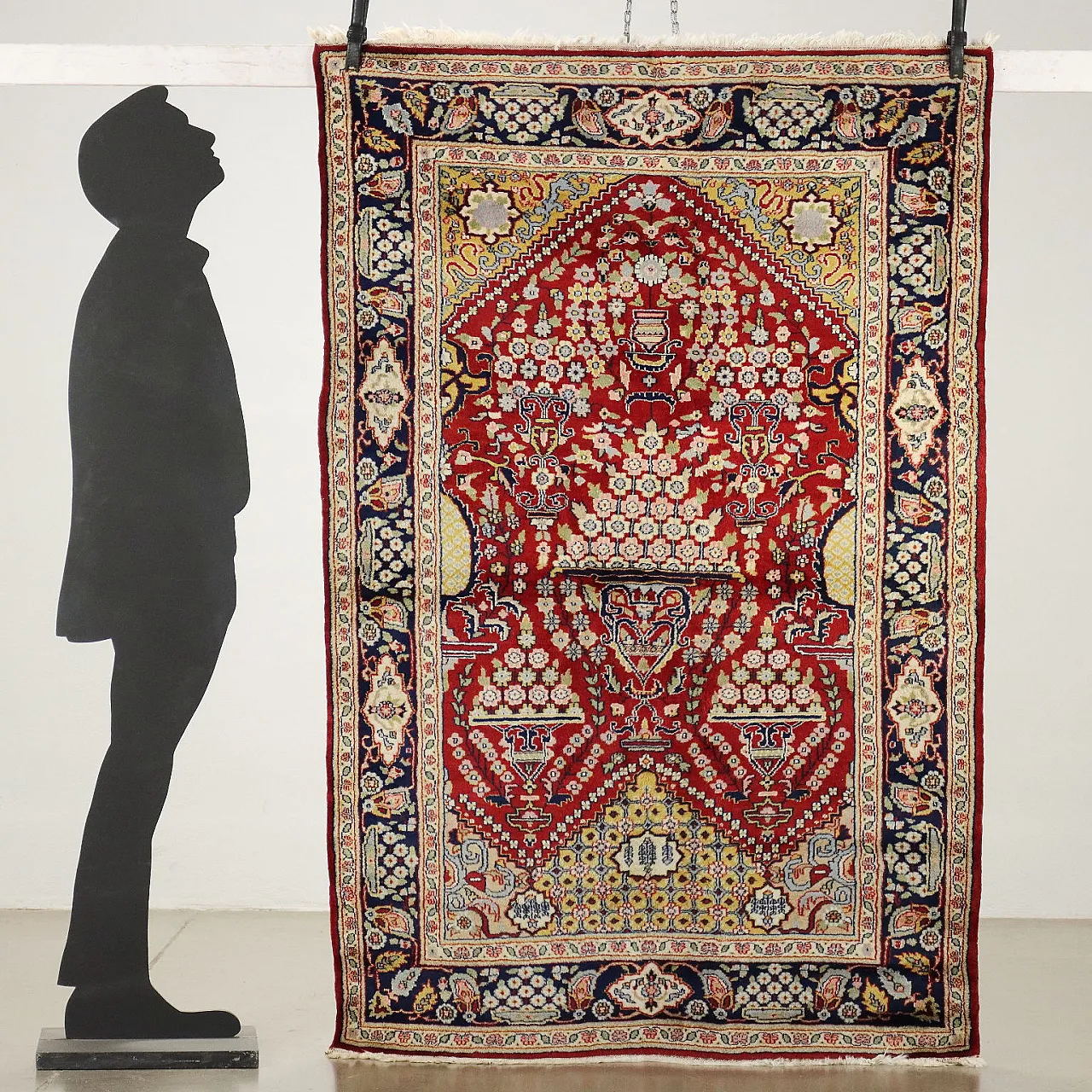 Tappeto Jaipur indiano in cotone e lana 2