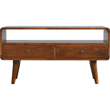 Tavolino solido castagno in legno di mango, 2000