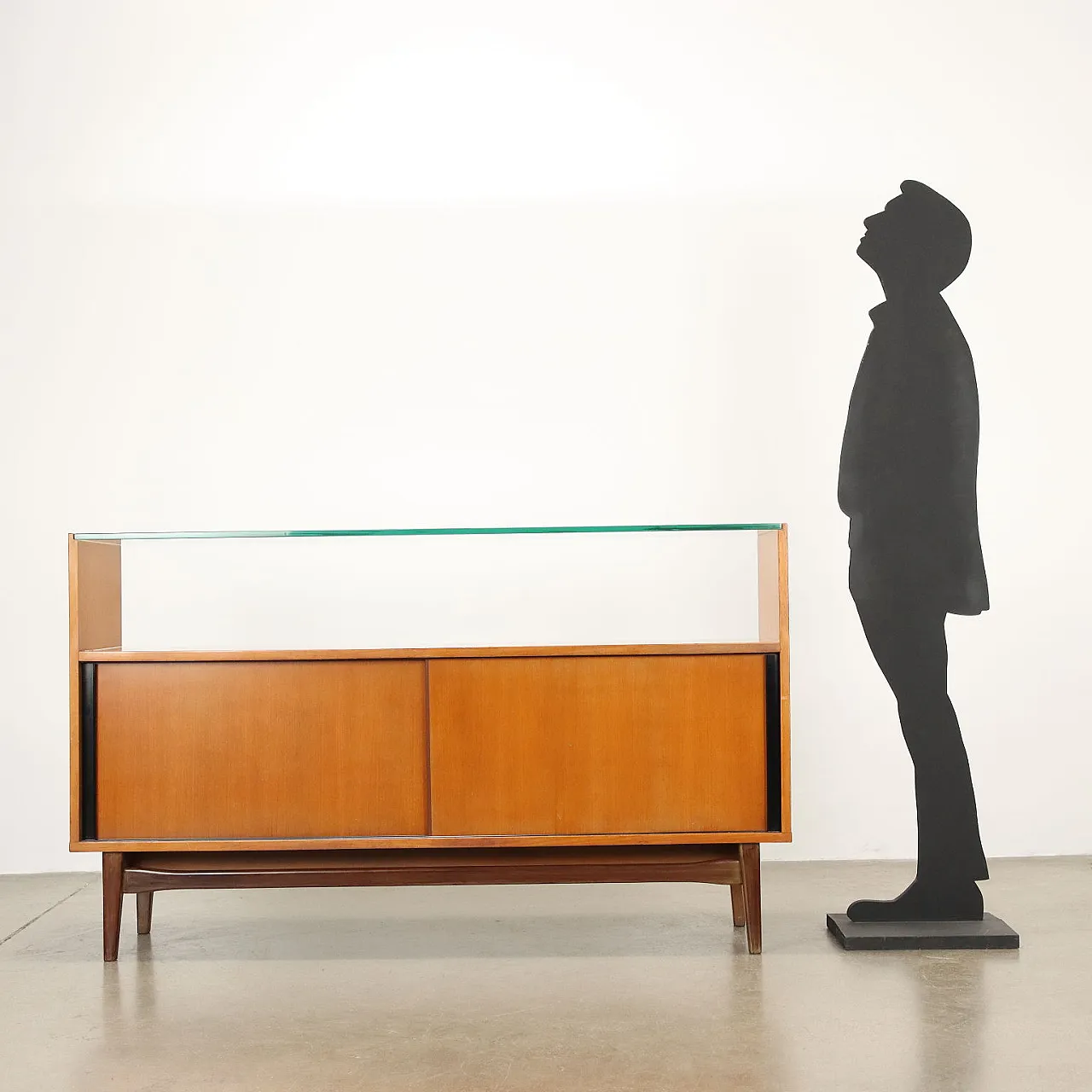 Ash veneered wood sideboard, 1960s 2