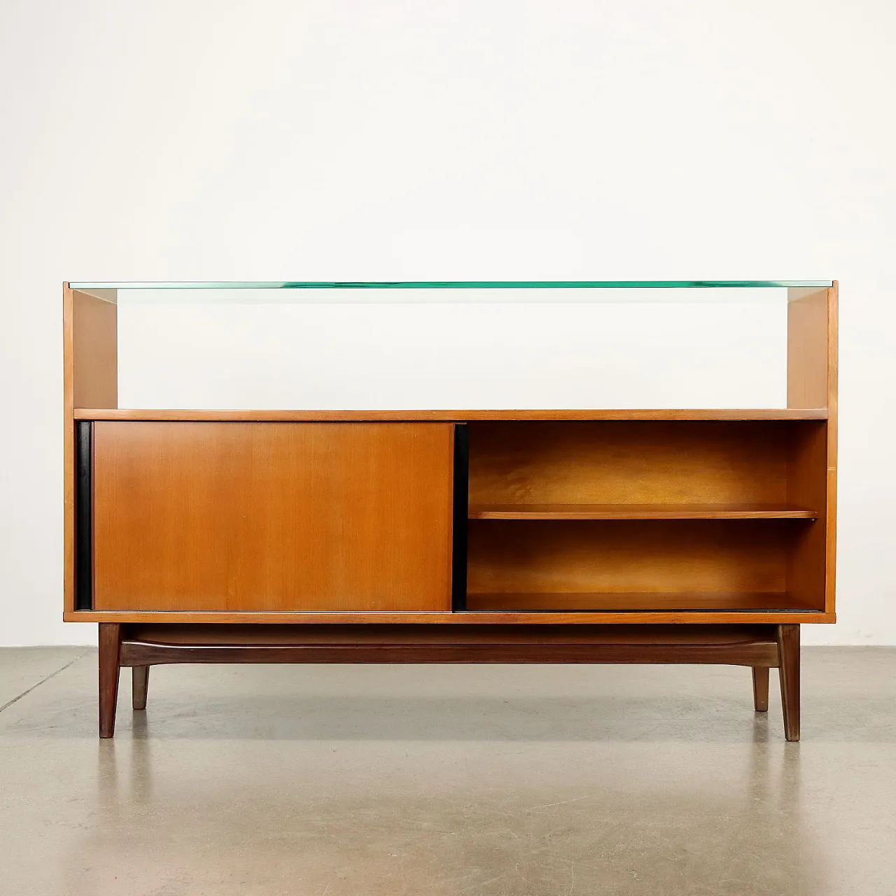 Ash veneered wood sideboard, 1960s 4