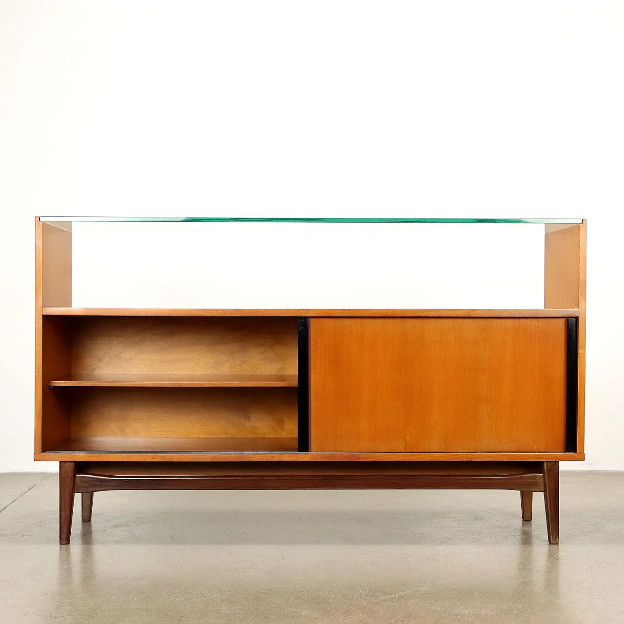 Ash veneered wood sideboard, 1960s 5
