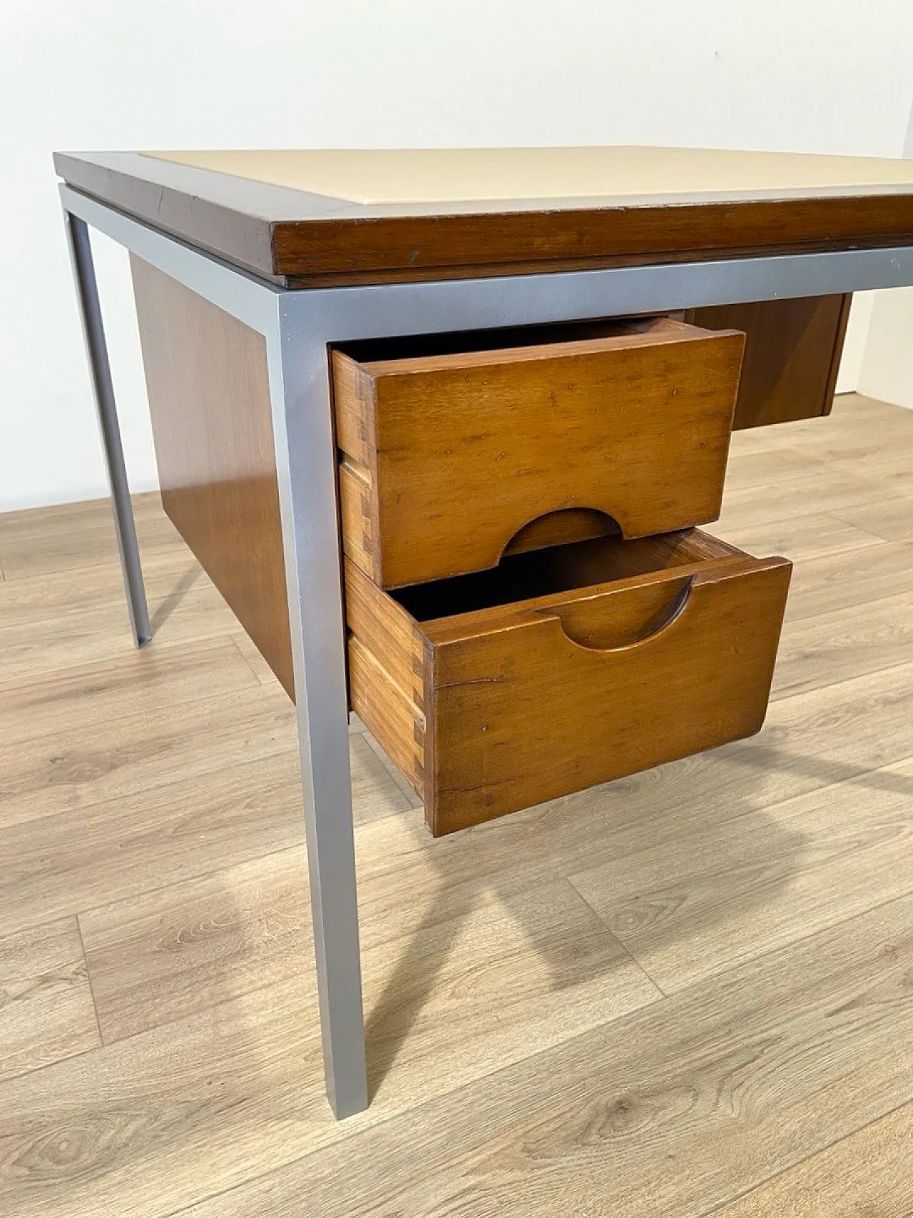 Double center desk, 1950s 4