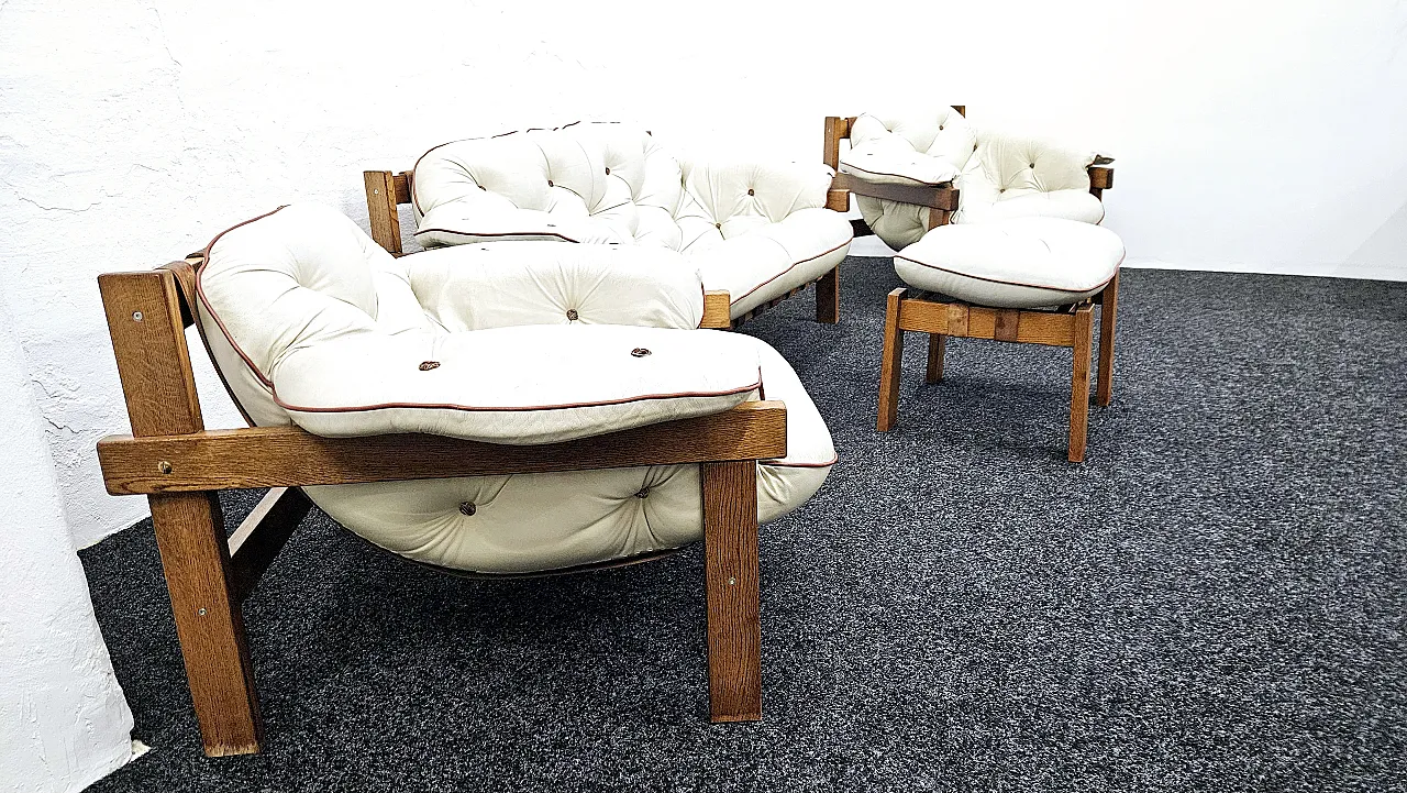 Set di 4 poltrone Senatore, 1986 3