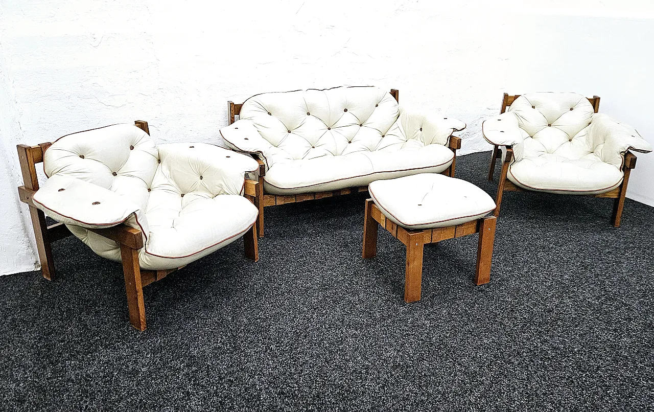 Set di 4 poltrone Senatore, 1986 4