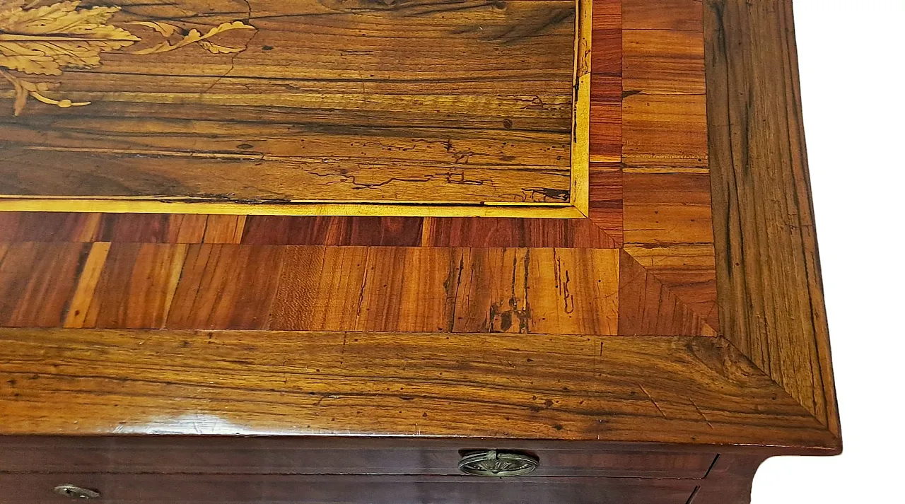 Coppia di cassettoni intarsiati Emilia Romagna, '700 8