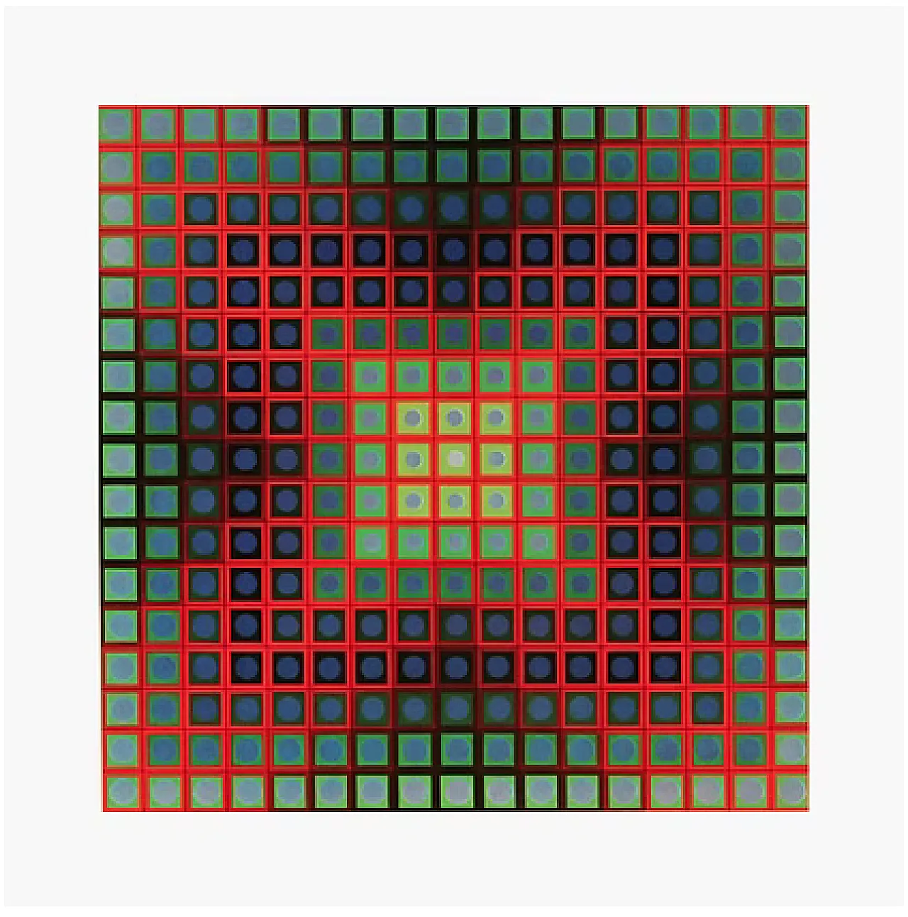 10 Folkore Planetaire Heliogravure by Victor Vasarely, 70s 3