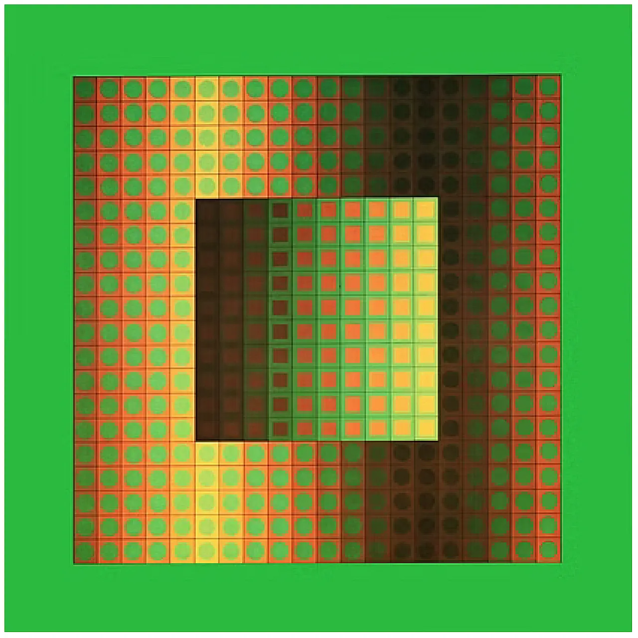10 Folkore Planetaire Heliogravure by Victor Vasarely, 70s 6
