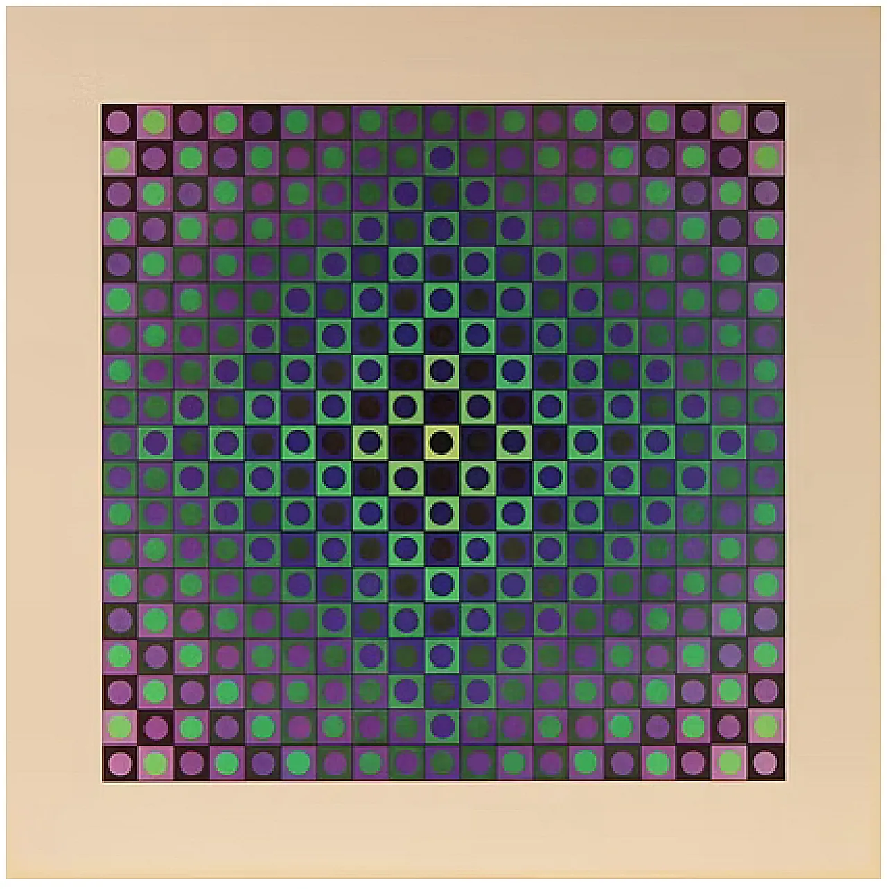 10 Folkore Planetaire Heliogravure by Victor Vasarely, 70s 10