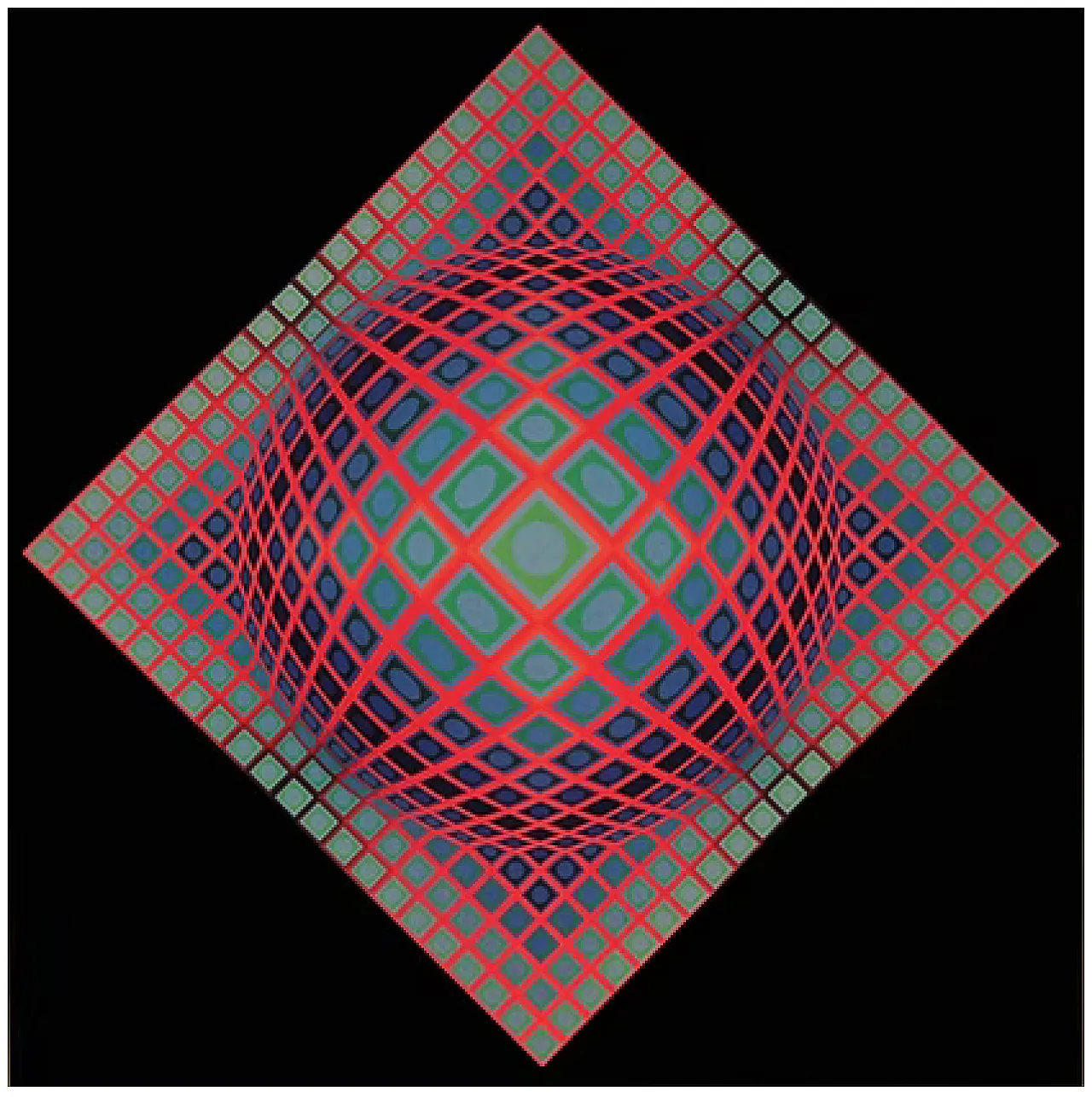 8 Vasarely héliogravure, 70s 9