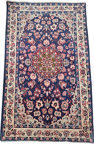 Fine vegetable Mobarakeh carpet
