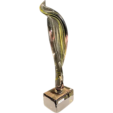 Alga, work of Salviati in Murano polychrome glass, 90s