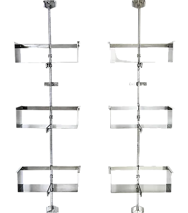 Coppia p700 unità murale di Vittorio Introini per Saporiti, anni '60