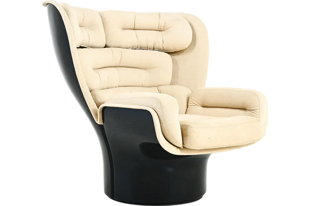 Elda Lounge Chair di Joe Colombo per Comfort, Italia degli anni '60 11