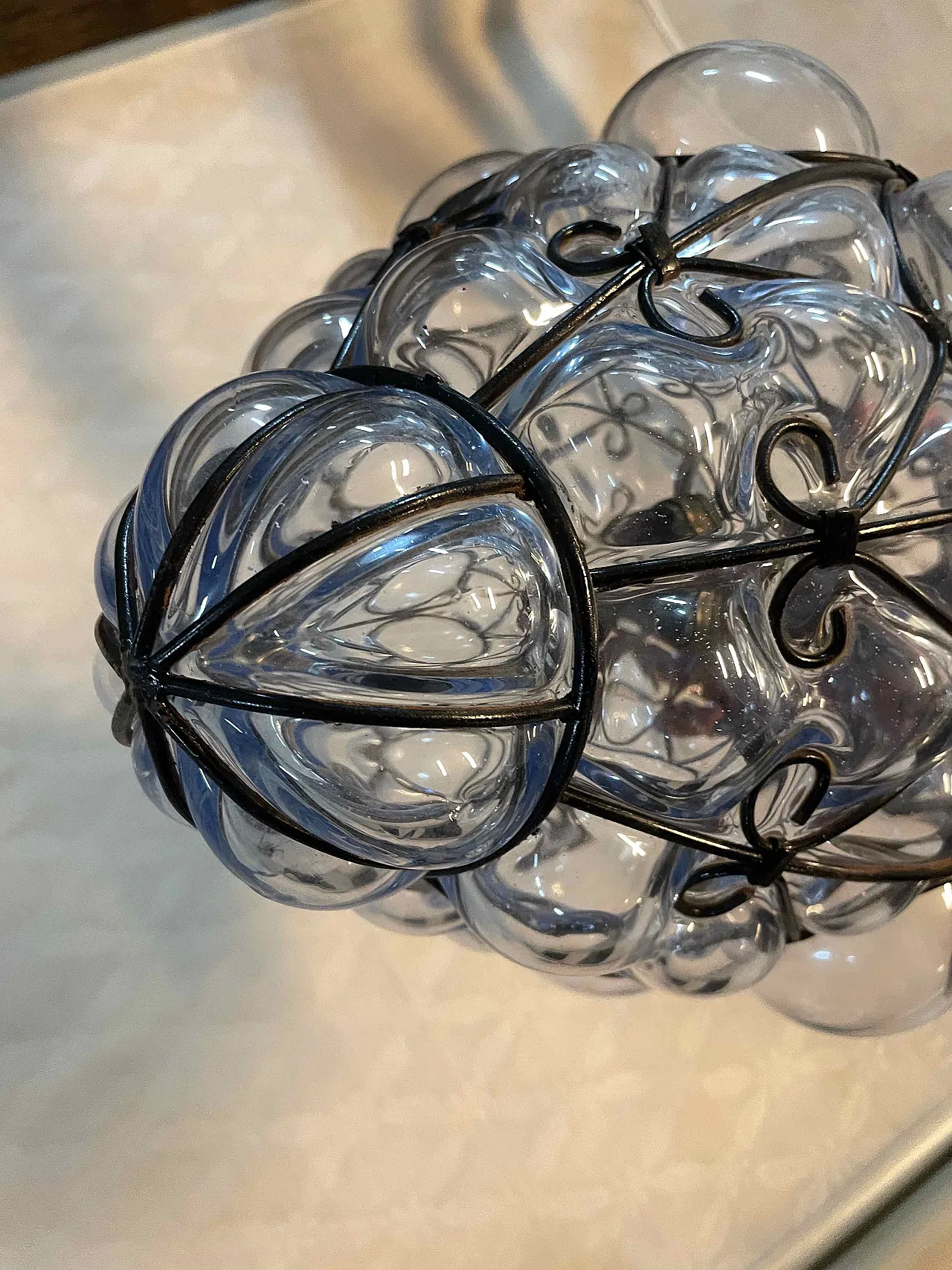 Lampada da soffitto di Seguso, anni '60 3