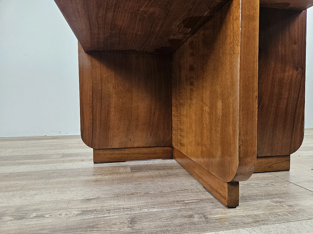 Art deco squared coffe table, 30s 9