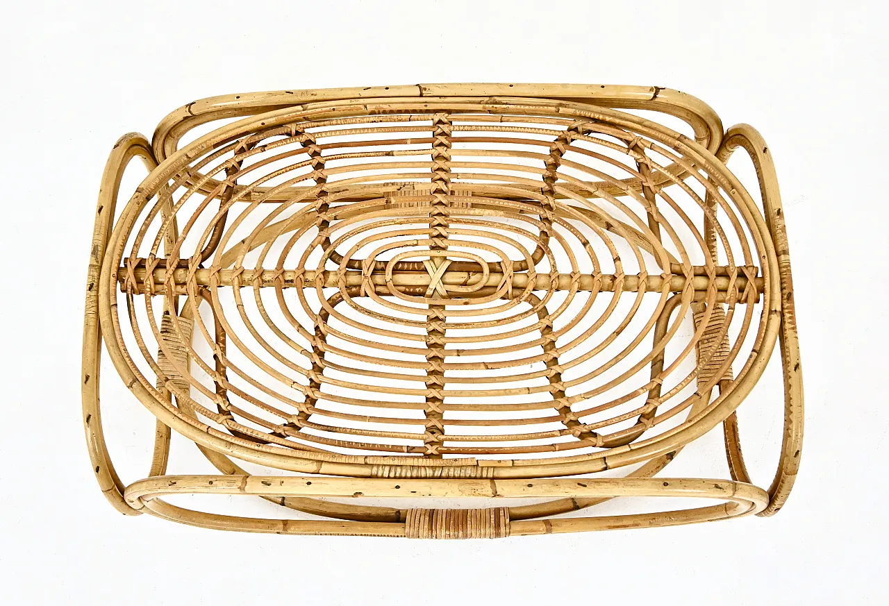 Italian Rattan Lounge Set, 1960s 8