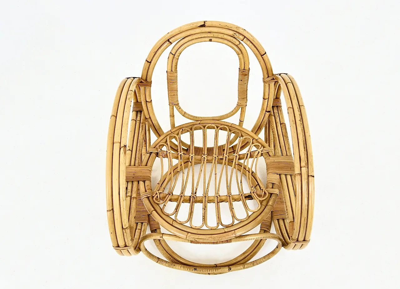 Italian Rattan Lounge Set, 1960s 10