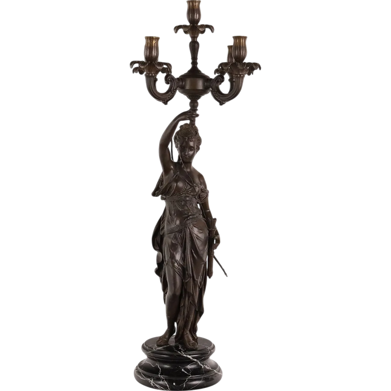 Candelabro in bronzo, '900 11