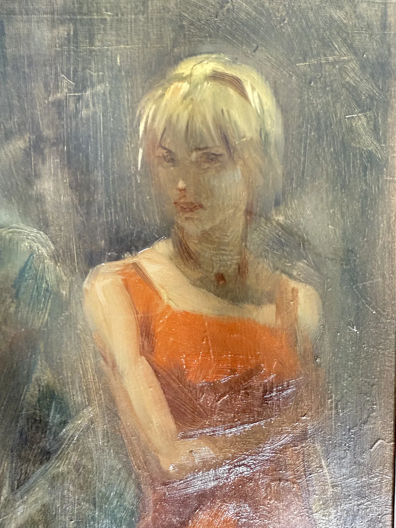 Dipinto olio su tela Mazzonis Ottavio, Torino, anni '70 4