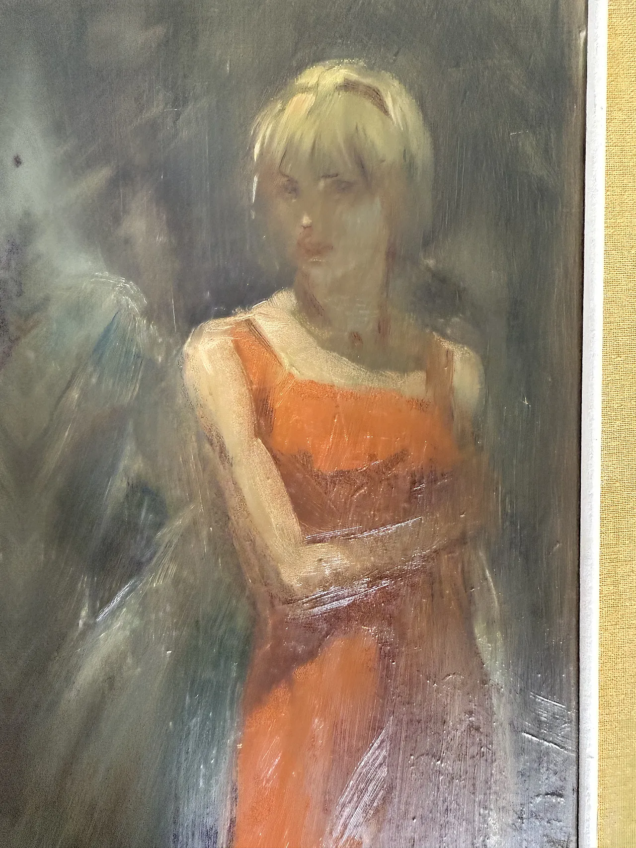 Dipinto olio su tela Mazzonis Ottavio, Torino, anni '70 5