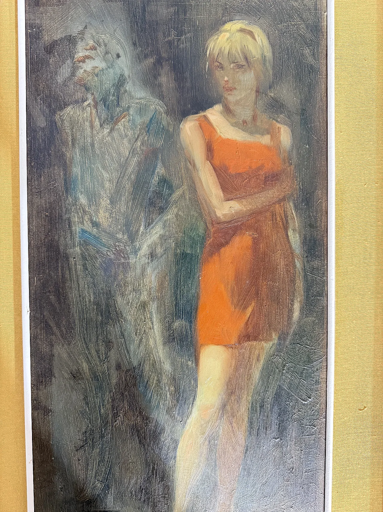 Dipinto olio su tela Mazzonis Ottavio, Torino, anni '70 8