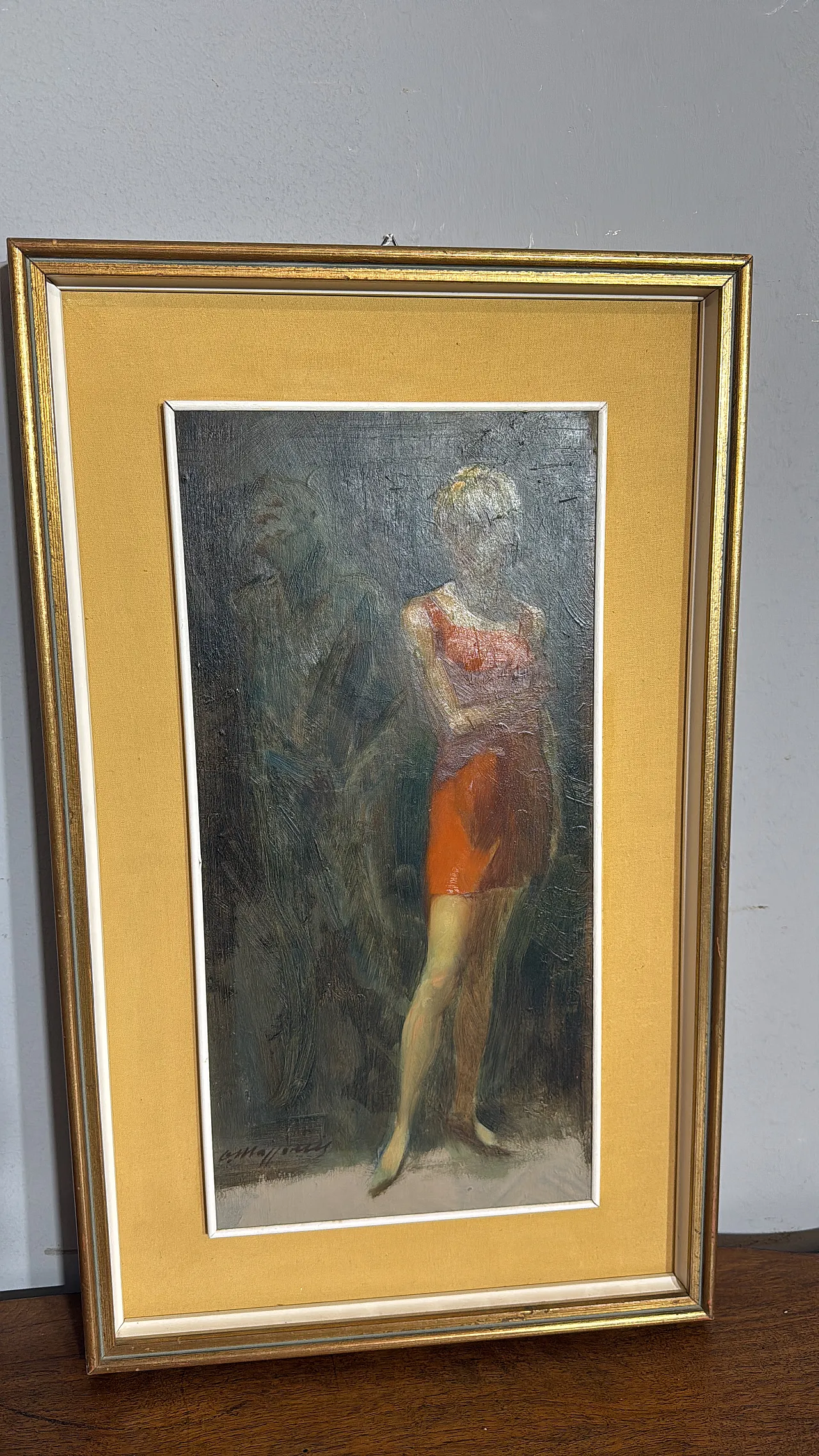 Dipinto olio su tela Mazzonis Ottavio, Torino, anni '70 9