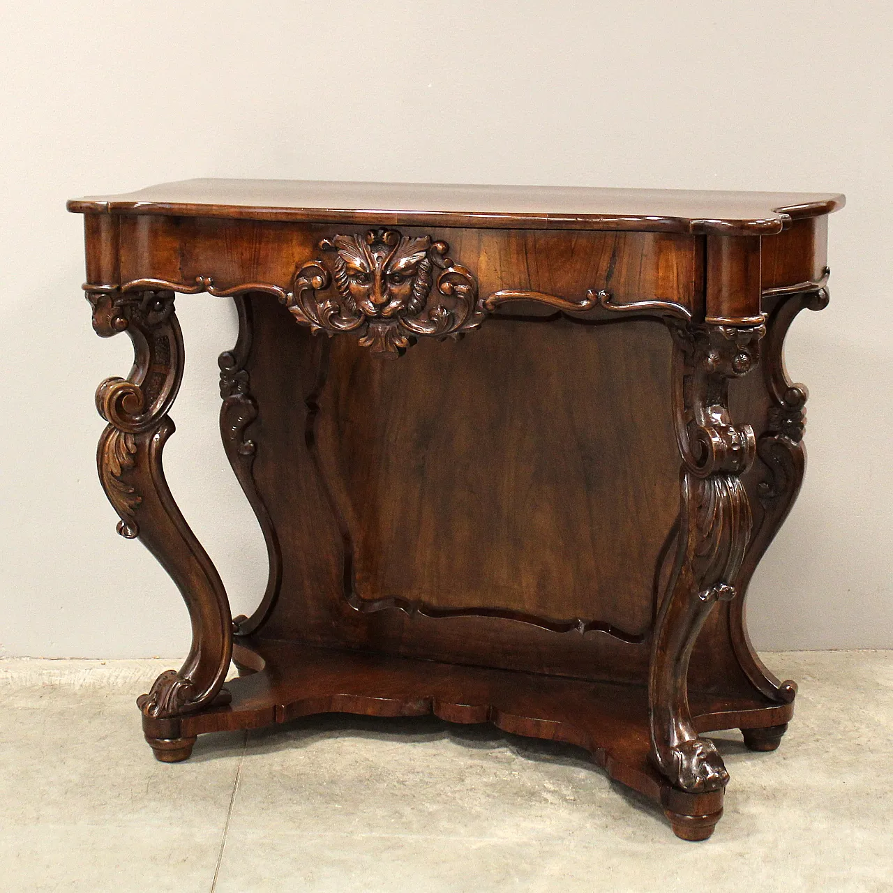 Console Louis Philippe walnut, 19th century 1