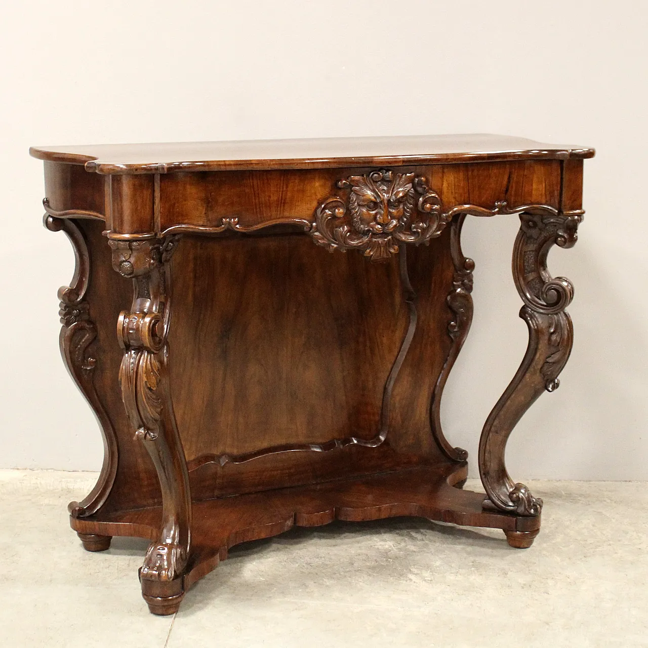 Console Louis Philippe walnut, 19th century 2
