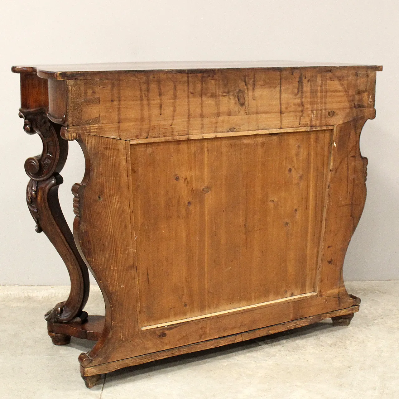 Console Louis Philippe walnut, 19th century 15