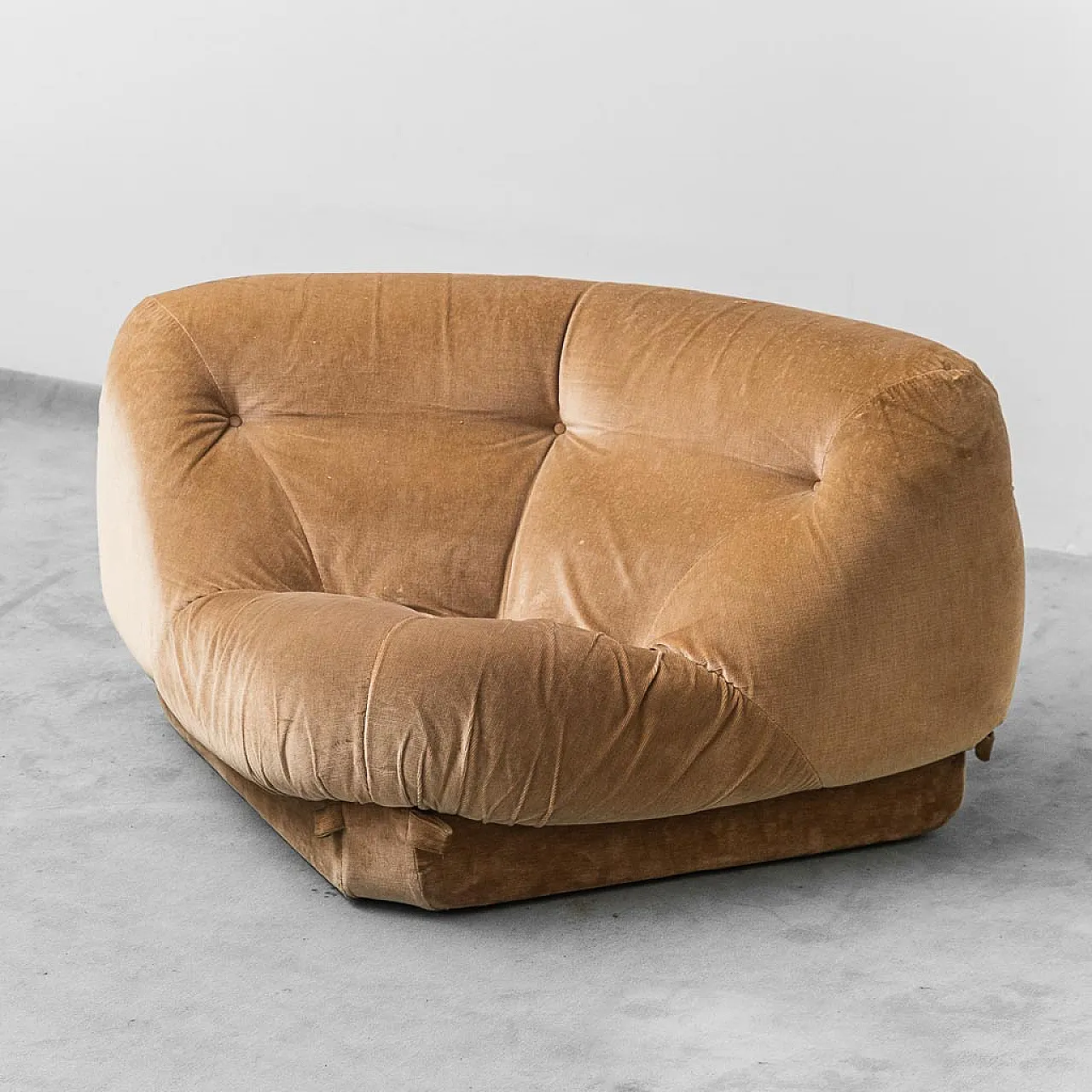 Nuvolone corner armchair by Rino Maturi for Mimo Padova, 70s 1