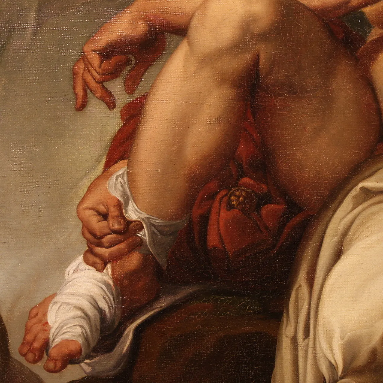 After Francesco Hayez, The wonded Filottete, oil on canvas, 19th c. 8