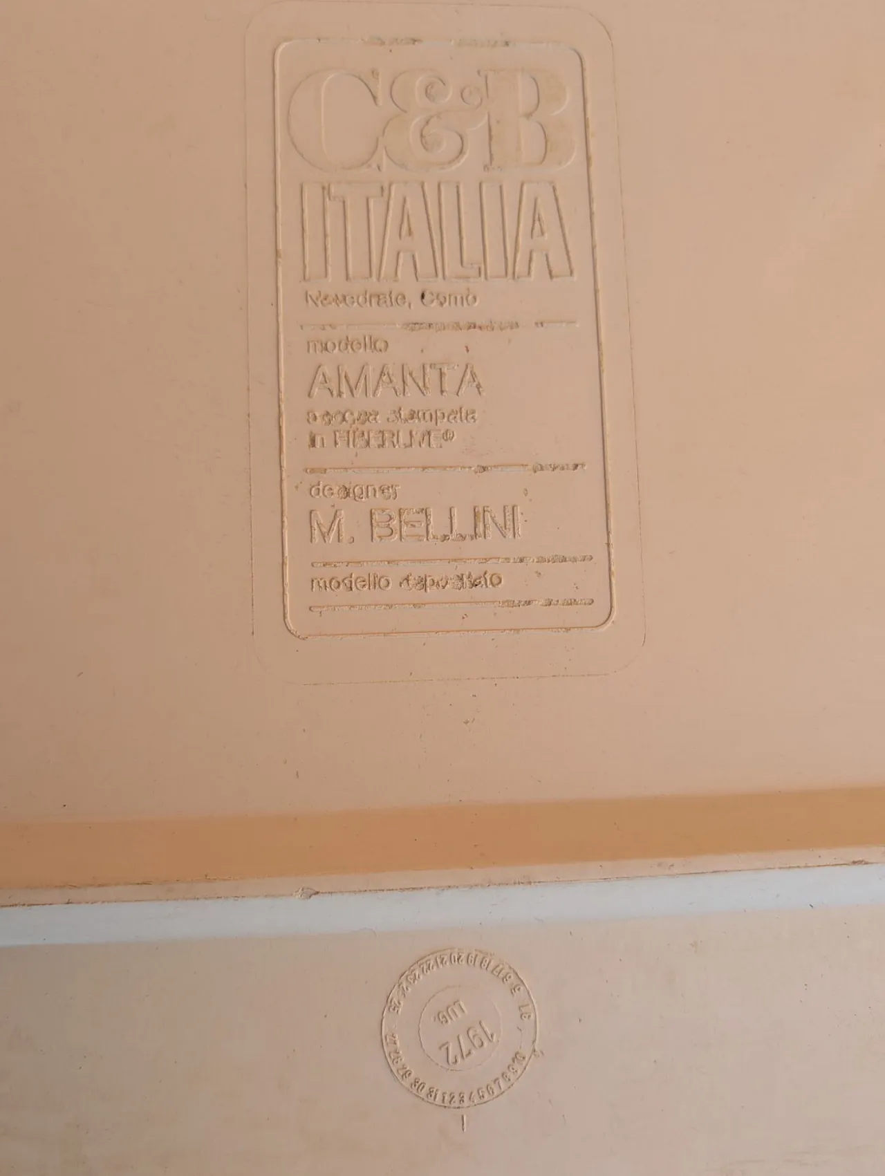 Divano modulare mod. Amanta prodotto da C&B Italia, anni '60 12