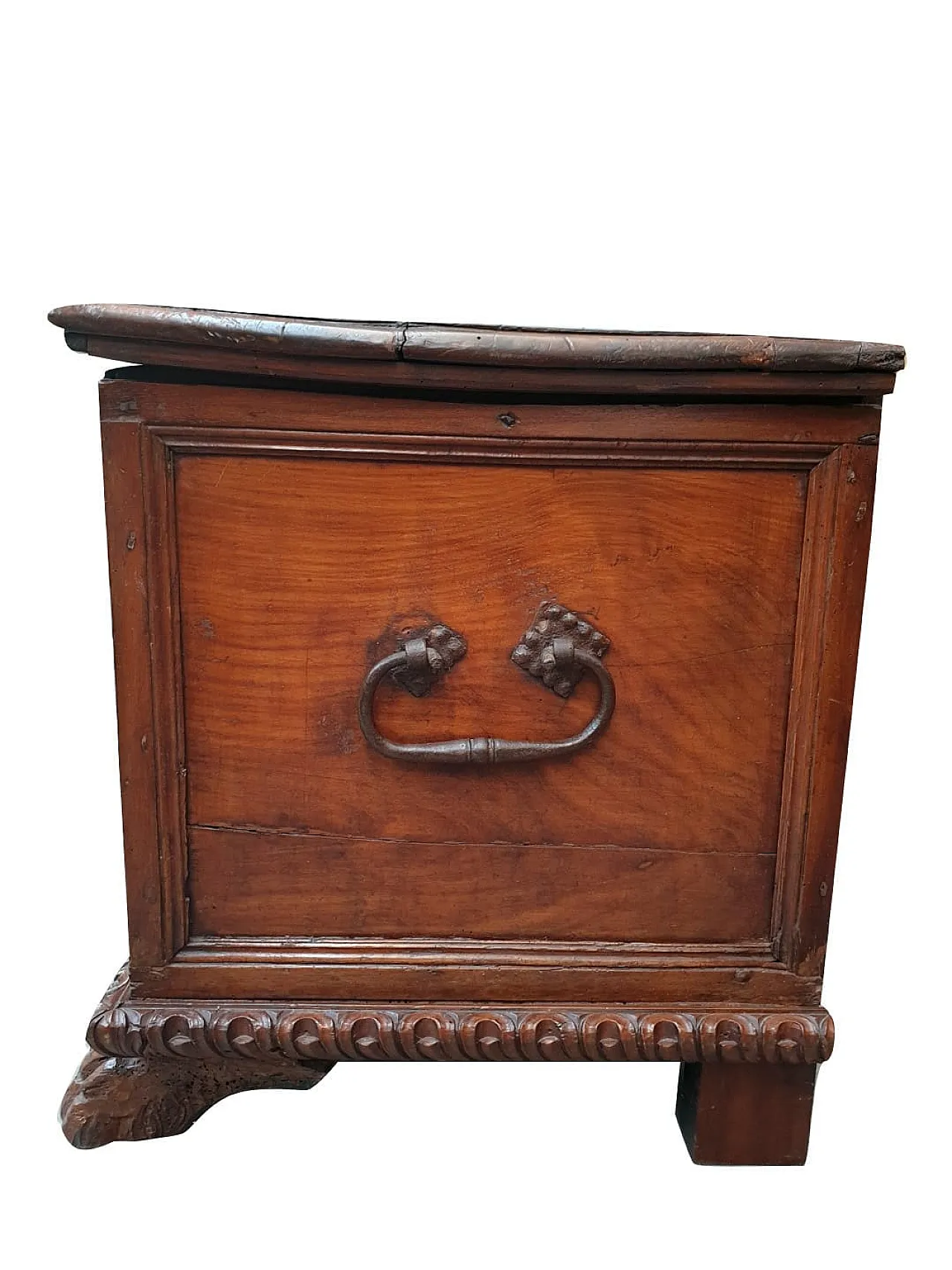 Cassapanca in noce, stile Barocco, Italia, '700 3