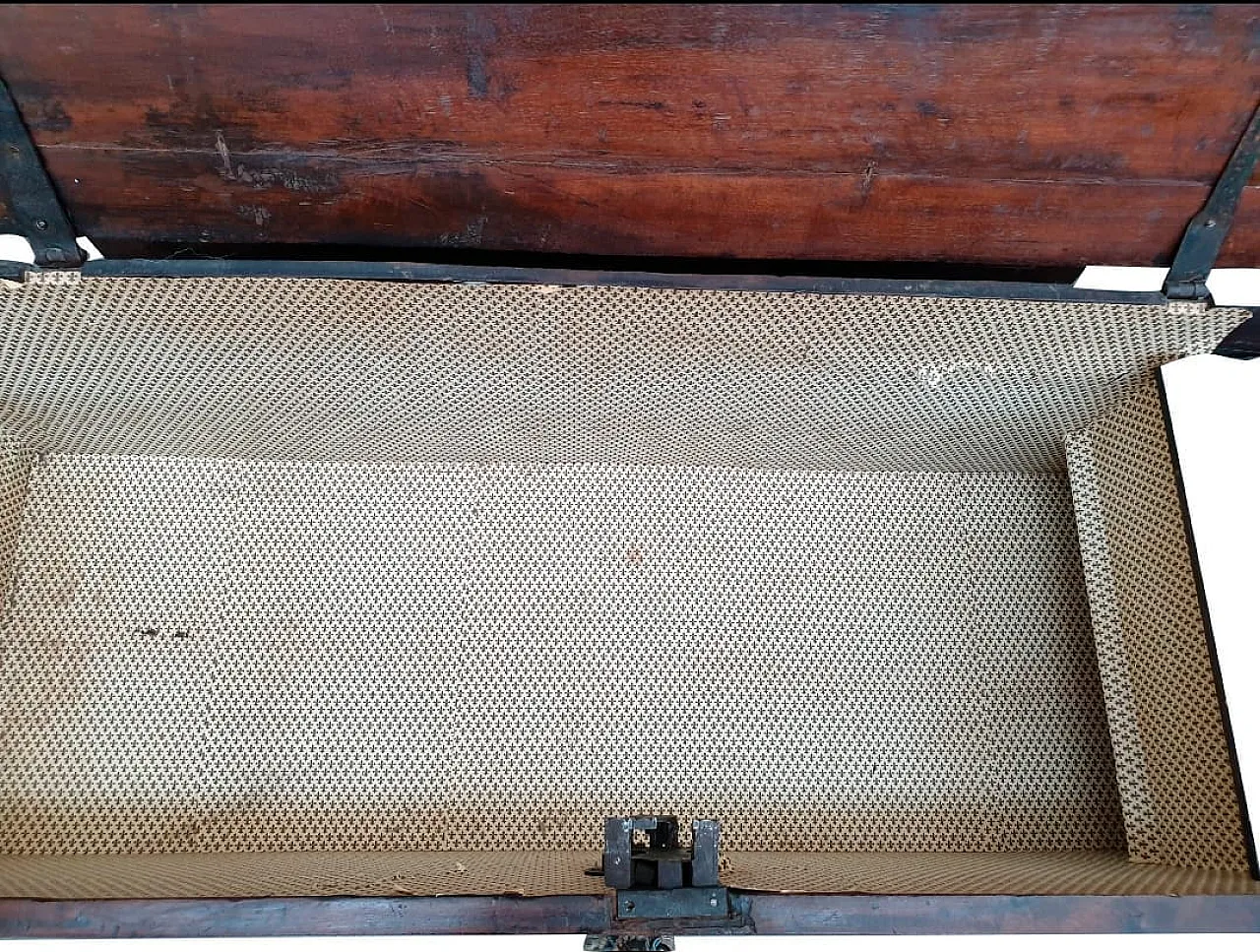 Cassapanca in noce, stile Barocco, Italia, '700 8