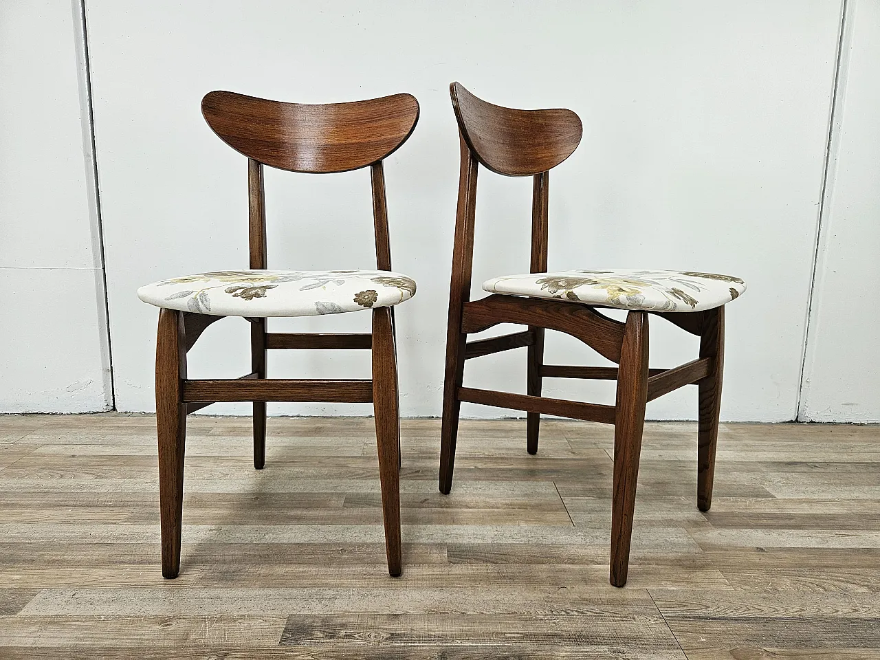 Chairs for dining room teak Scandinavian, 70s 1