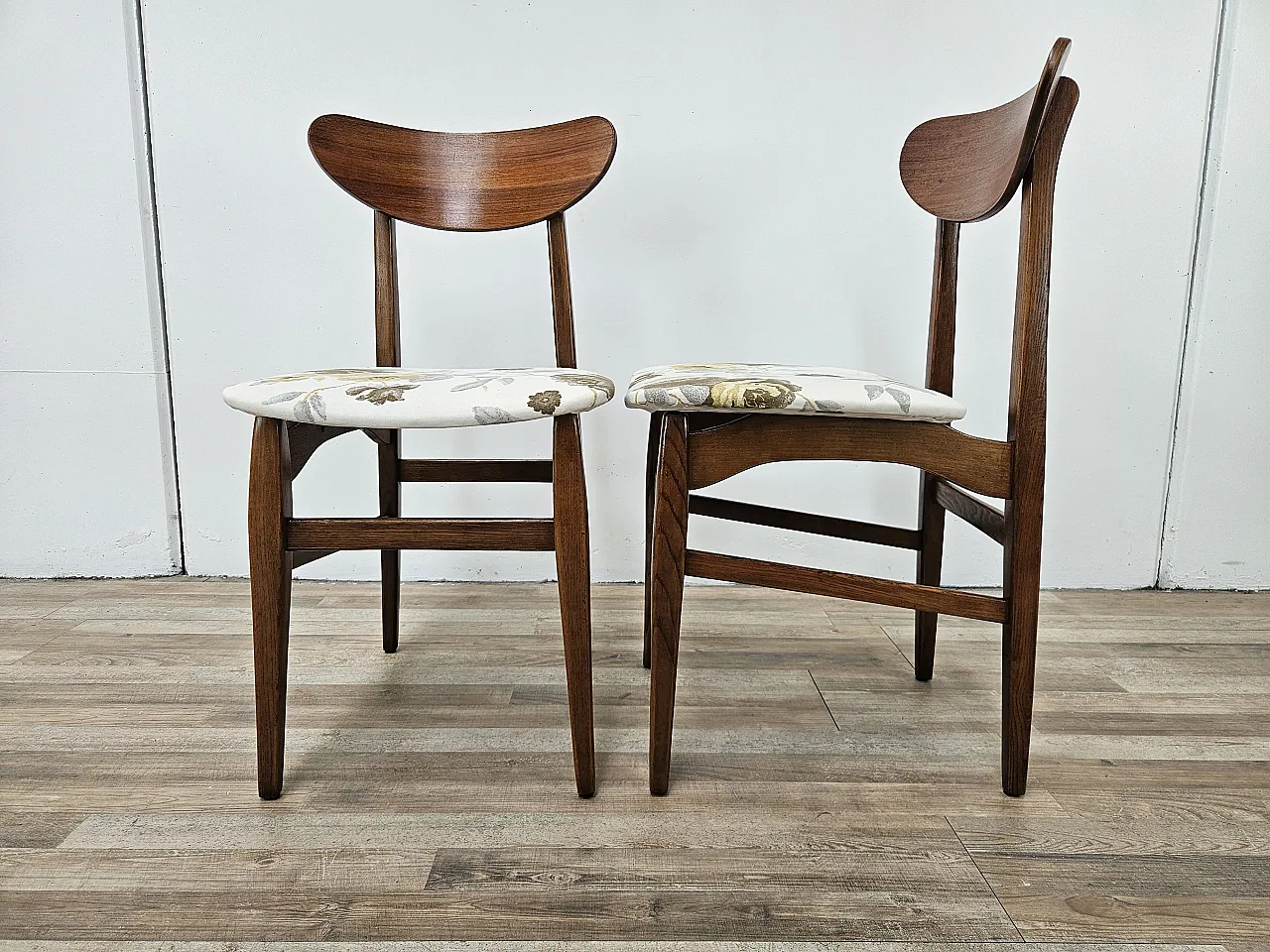 Chairs for dining room teak Scandinavian, 70s 4