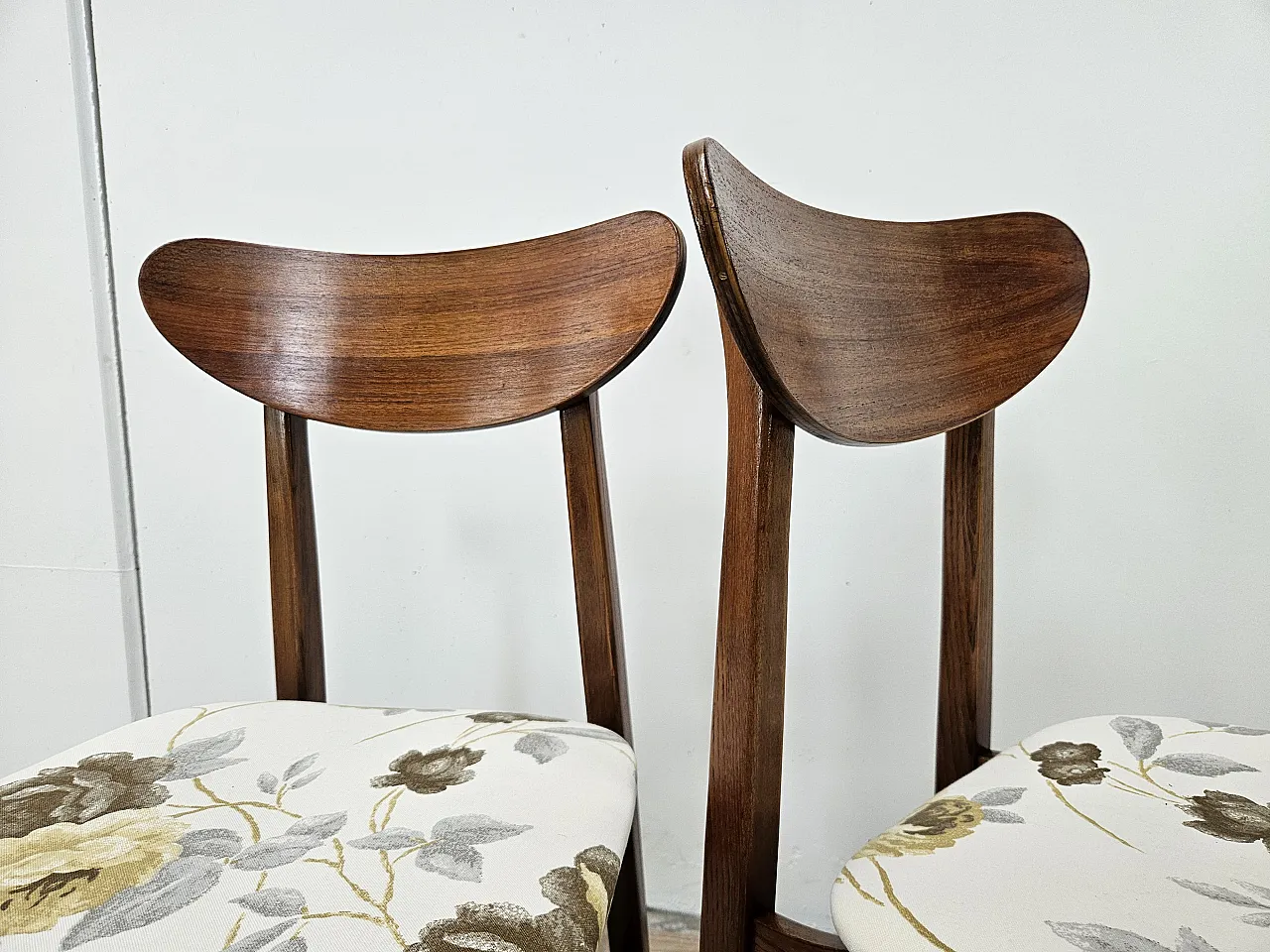 Chairs for dining room teak Scandinavian, 70s 7